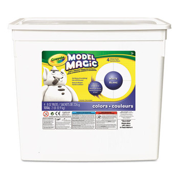 Model Magic Modeling Compound, 8 Oz Each Packet, White, 2 Lbs.