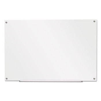 Frameless Glass Marker Board, 36" X 24", White