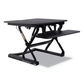 Adaptivergo Sit-stand Lifting Workstation, 26.77w X 31.10d X 19.69h, Black