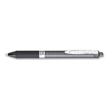 Oh! Gel Retractable Gel Pen, Medium 0.7mm, Black Ink/barrel, Dozen