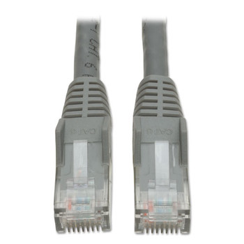 Cat6 Gigabit Snagless Molded Patch Cable, Rj45 (m/m), 5 Ft., Gray