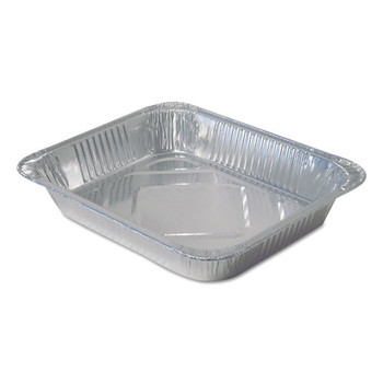 Aluminum Steam Table Pans, Half Size, Medium, 100/carton - DDPKFS4255100