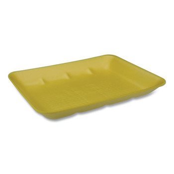 Supermarket Tray, #4d1, 1-compartment, 9.5 X 77 X 1.25, Yellow, 500/carton