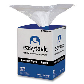 Easy Task A100 Wiper, Center-pull, 10 X 12, 275 Sheets/roll With Zipper Bag