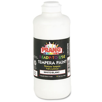 Ready-to-use Tempera Paint, White, 16 Oz