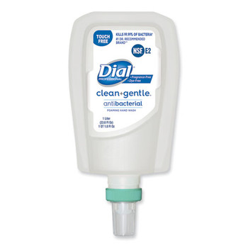 Clean+gentle Antibacterial Foaming Hand Wash, Clean Scent, 1 L Refill, 3/carton