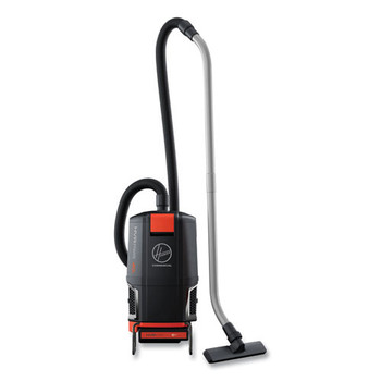 Hvrpwr 40v Cordless Backpack Vacuum, 6 Qt Tank Capacity, Black/red