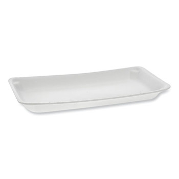 Supermarket Tray, #10p, 10.75 X 5.5 X 1.2, White, 400/carton