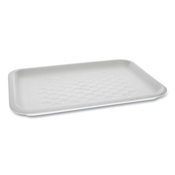 Supermarket Tray, #2s, 10.75 X 5.5 X 1.2, White, 500/carton