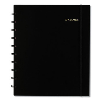 Move-a-page Academic Weekly/monthly Planners, 11 X 9, Black Cover, 12-month (july To June): 2021 To 2022