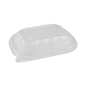 Earth Choice Entree2go Takeout Vented Lid, 5.65 X 4.25 X 0.93, Clear, 600/carton