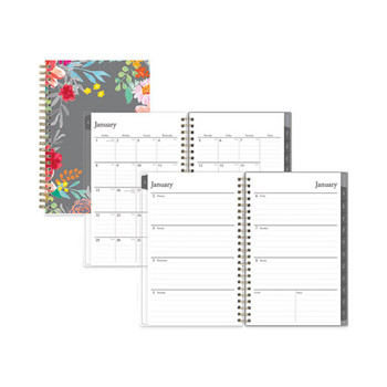 Sophie Frosted Weekly/monthly Planner, Sophie Floral Artwork, 8 X 5, Multicolor Cover, 12-month (jan To Dec): 2023