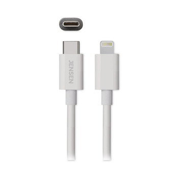 Usb-c To Lightning Cable, 6 Ft, White