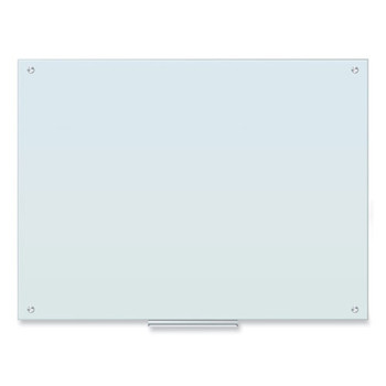 Glass Dry Erase Board, 47 X 35, White Surface