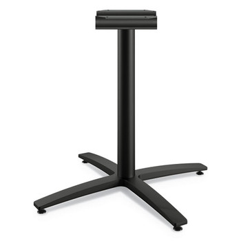 Between Seated-height X-base For 42" Table Tops, 32.68w X 29.57h, Black