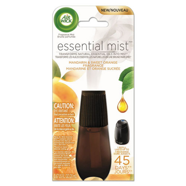 Essential Mist Refill, Mandarin Orange, 0.67 Oz, 6/carton