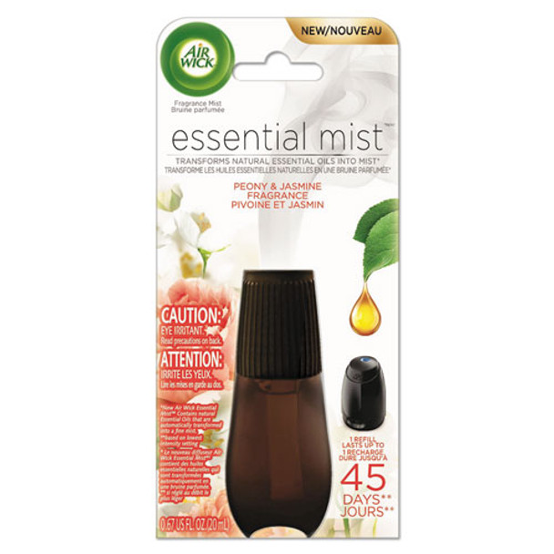 Essential Mist Refill, Peony And Jasmine, 0.67 Oz, 6/carton