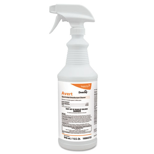 Avert Sporicidal Disinfectant Cleaner, 32 Oz Spray Bottle, 12/carton