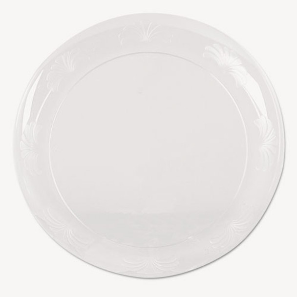 Plate,plastic,10.25,clear