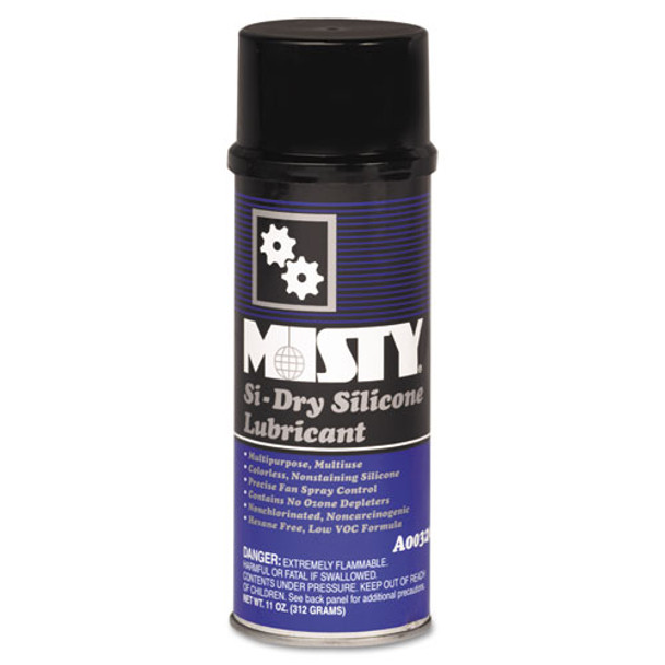 Si-dry Silicone Spray Lubricant, Aerosol, 11oz, 12/carton