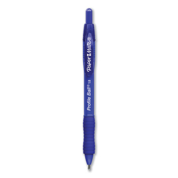 Profile Retractable Ballpoint Pen, Bold 1 Mm, Blue Ink/barrel, 36/pack