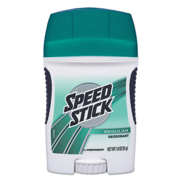 Deodorant, Regular Scent, 1.8 Oz, White, 12/carton