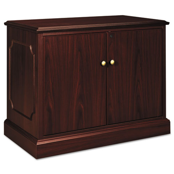 94000 Series Storage Cabinet, 37-1/2w X 20-1/2d X 29-1/2h, Mahogany