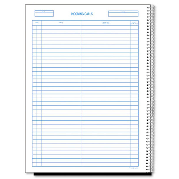 Wirebound Call Register, 8 1/2 X 11, 3, 700 Forms/book