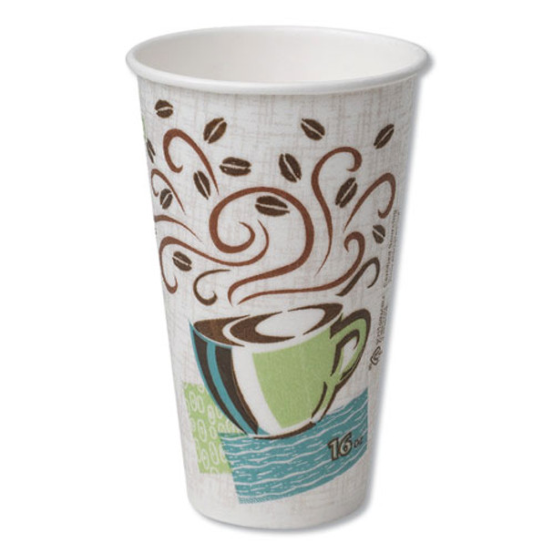 Hot Cups, Paper, 16oz, Coffee Dreams Design, 500/carton