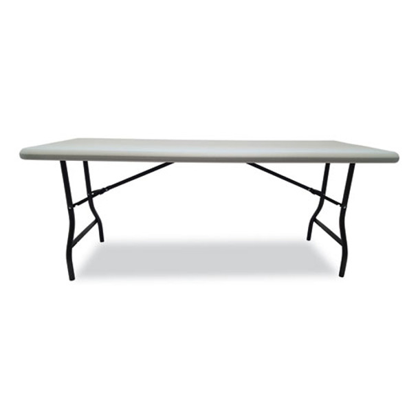 Indestructables Too 1200 Series Folding Table, 72w X 30d X 29h, Platinum