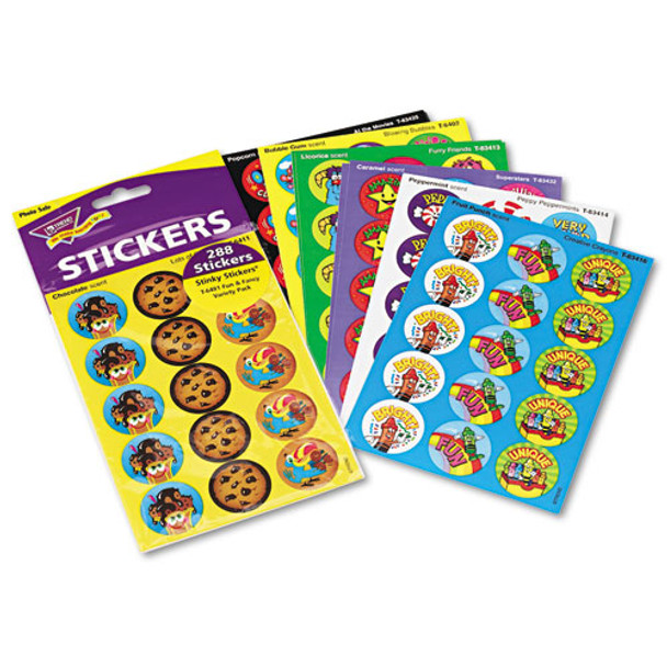 Stinky Stickers Variety Pack, Colorful Favorites, 300/pack