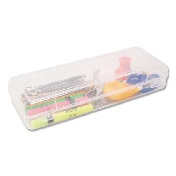 Stretch Art Box, Polypropylene, Snap Shut, Clear