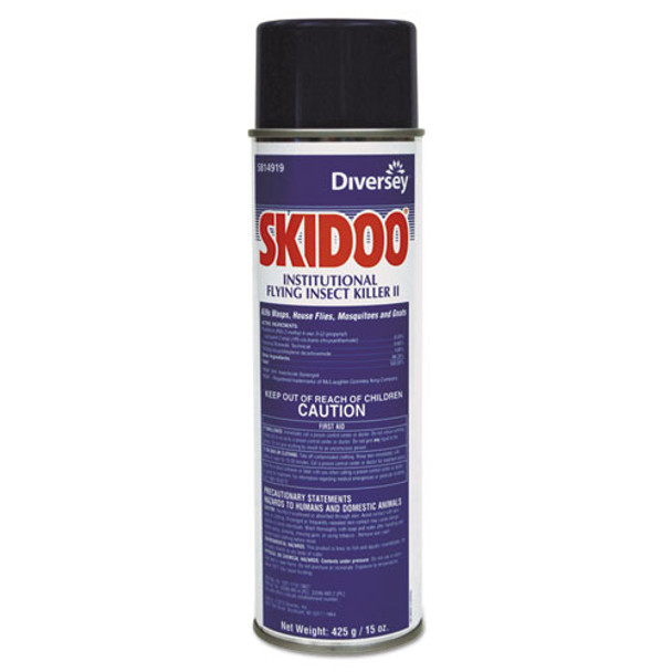 Skidoo Institutional Flying Insect Killer, 15 Oz Aerosol, 6/carton