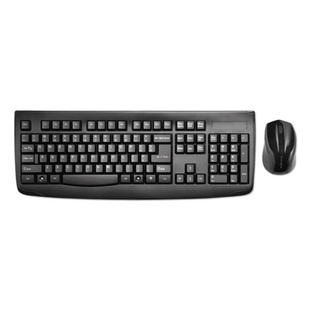 Keyboard For Life Wireless Desktop Set, 2.4 Ghz Frequency/30 Ft Wireless Range, Black