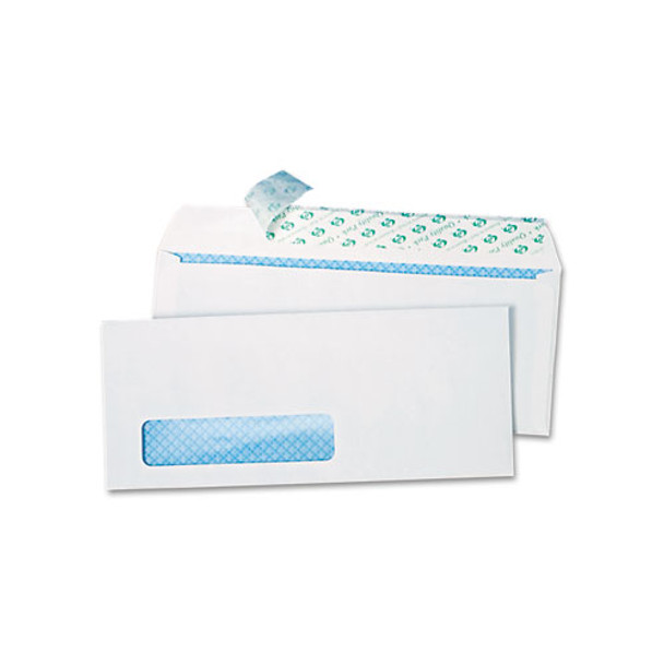 Redi-strip Security Tinted Envelope, #10, Commercial Flap, Redi-strip Closure, 4.13 X 9.5, White, 500/box
