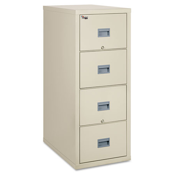 Patriot Insulated Four-drawer Fire File, 20.75w X 31.63d X 52.75h, Parchment