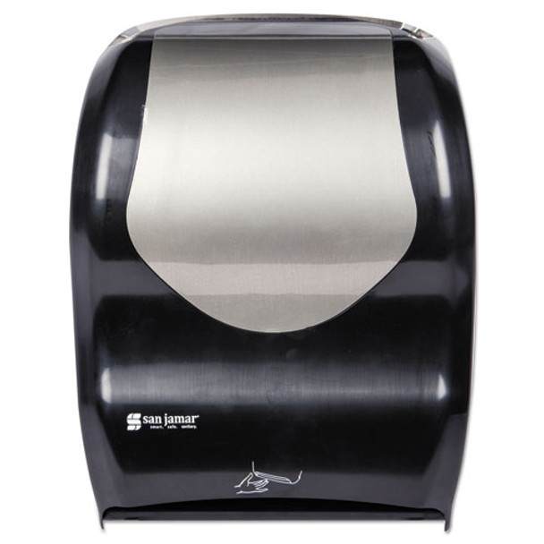 Smart System With Iq Sensor Towel Dispenser, 16 1/2 X 9 3/4 X 12, Black/silver