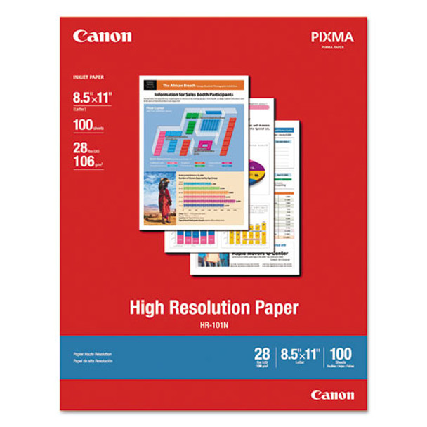 High Resolution Paper, 8.5 X 11, Matte White, 100/pack