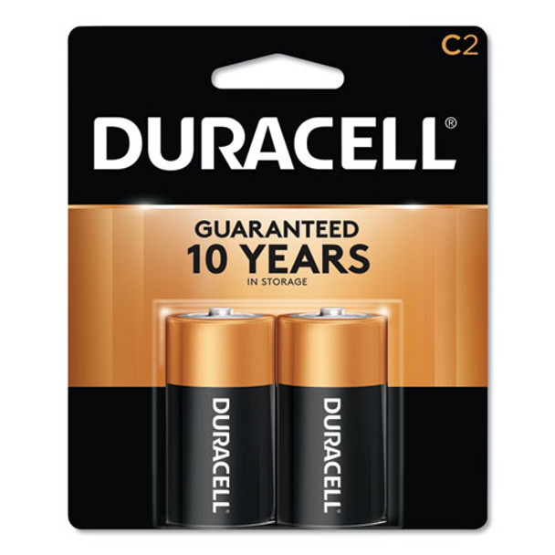 Coppertop Alkaline C Batteries, 2/pack