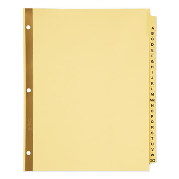 Preprinted Laminated Tab Dividers W/gold Reinforced Binding Edge, 25-tab, Letter