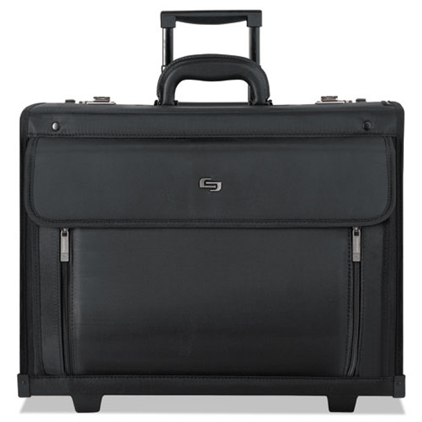 Classic Rolling Catalog Case, 16", 18" X 8" X 14", Black