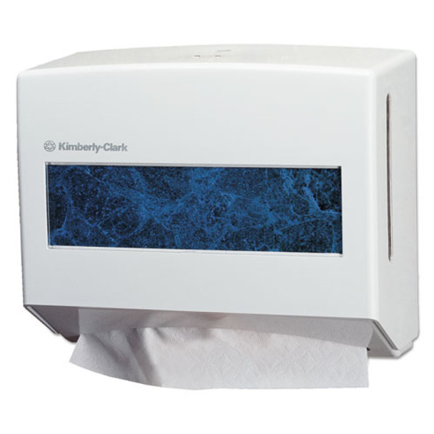 Scottfold Compact Towel Dispenser, 13 3/10 X 13 1/2 X 10, Pearl White