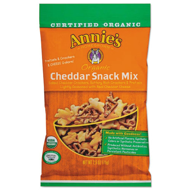 Organic Cheddar Snack Mix, 2.5 Oz Bag, 12/carton