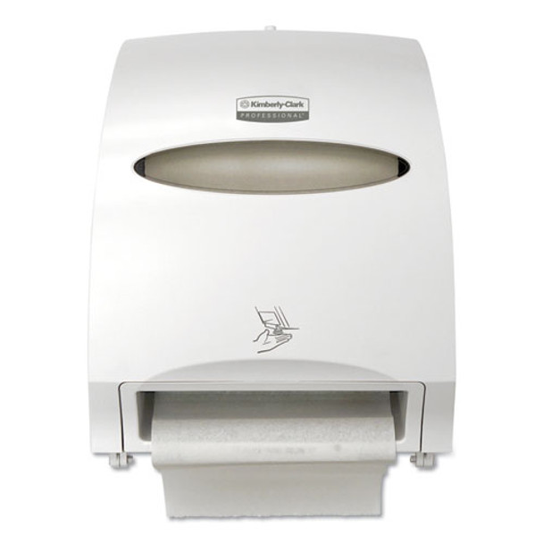 Electronic Towel Dispenser, 12.7w X 9.572d X 15.761h, White