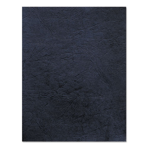 Classic Grain Texture Binding System Covers, 11 X 8-1/2, Navy, 50/pack