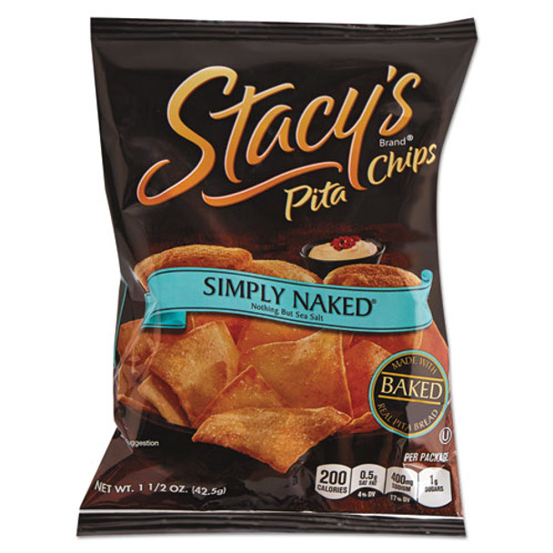 Pita Chips, 1.5 Oz Bag, Original, 24/carton