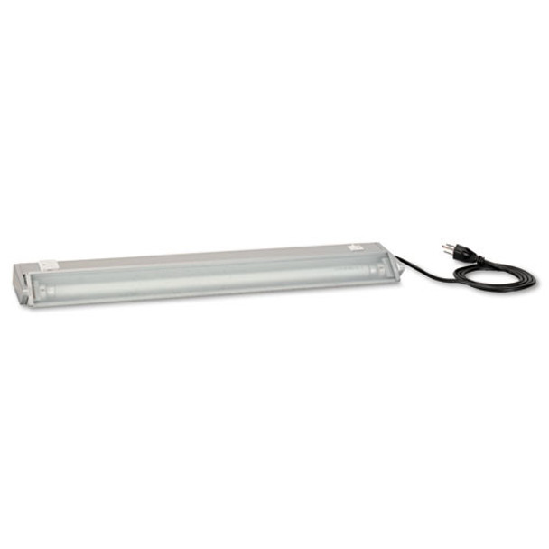 Task Light Accessory, 23.38"w X 3.5"d X 1.2"h, Pewter