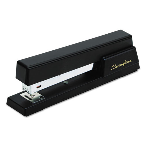 Premium Commercial Full Strip Stapler, 20-sheet Capacity, Black