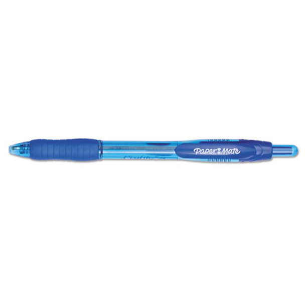 Profile Retractable Ballpoint Pen, Bold 1.4mm, Blue Ink/barrel, Dozen