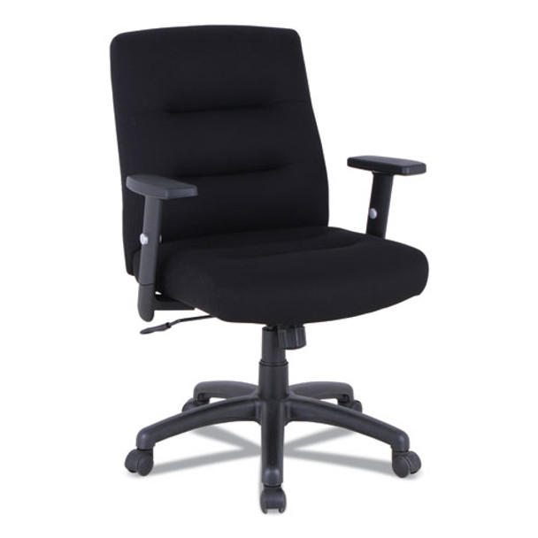 Alera Kesson Series Petite Office Chair, Supports Up To 300 Lbs., Black Seat/black Back, Black Base